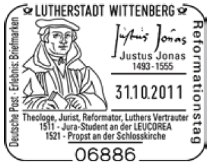 Justus Jonas , Wittenberg, Luther, Briefmarke